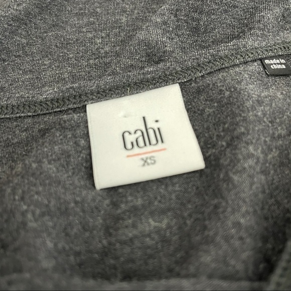 CABI Asymmetrical Grey Soft Tunic Tank Top - Picture 9 of 10